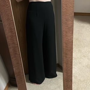 J.R. Nites by Caliendo black lined chiffon formal pants 8